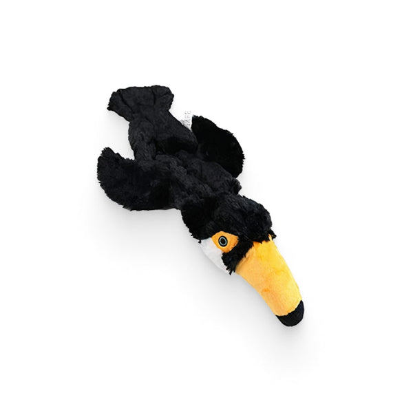 Toucan Stuffing Free Dog Toy with Squeakers