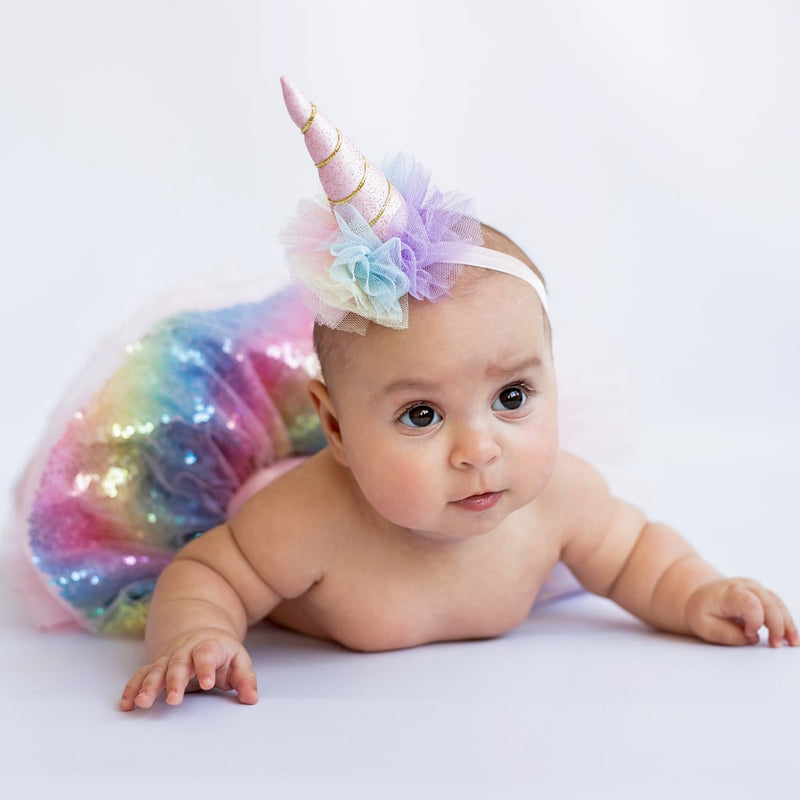 Tutu Skirt Unicorn Newborn Baby Girl Tutu Set