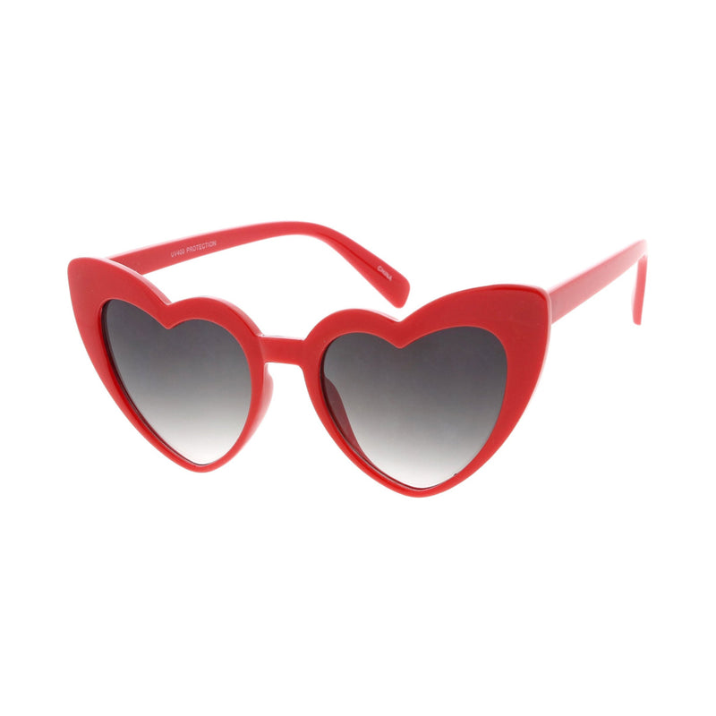 Red & Lavender Heart Sunglasses