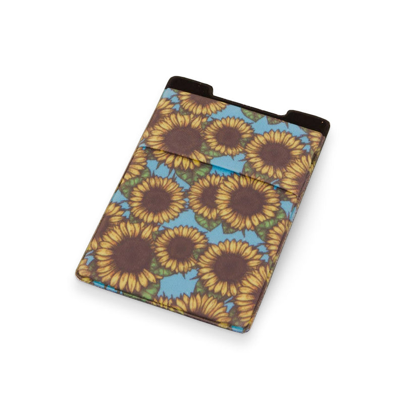 Sunflower Print Phone Pocket