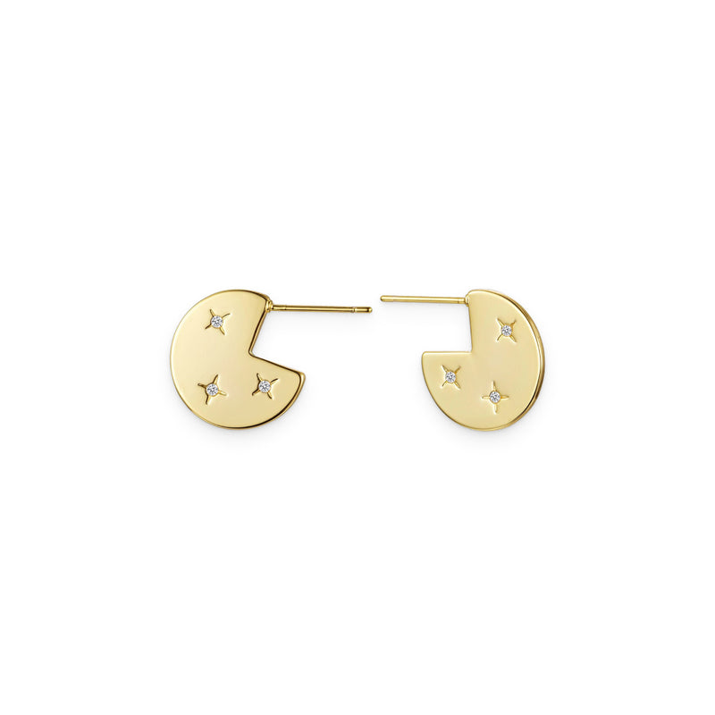 Gold Starry Earrings