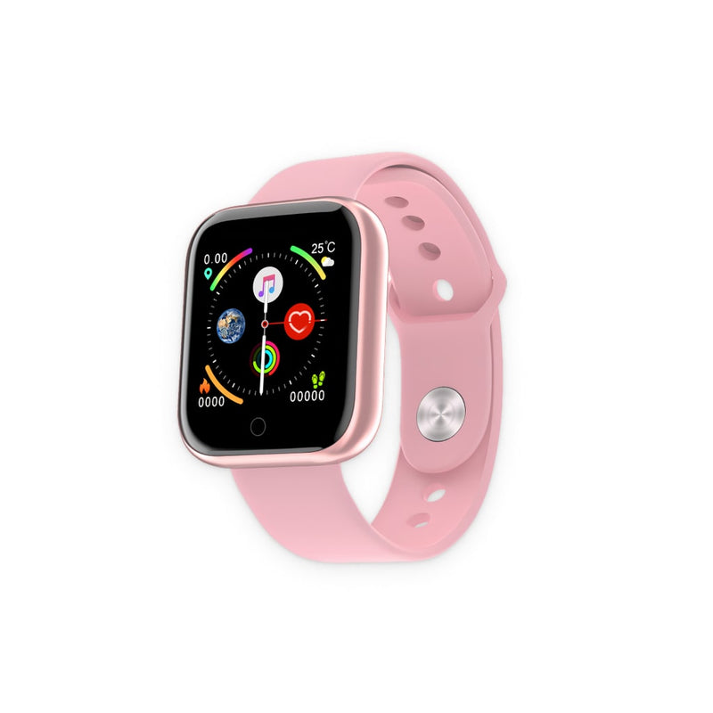 Pink Waterproof Smartwatch
