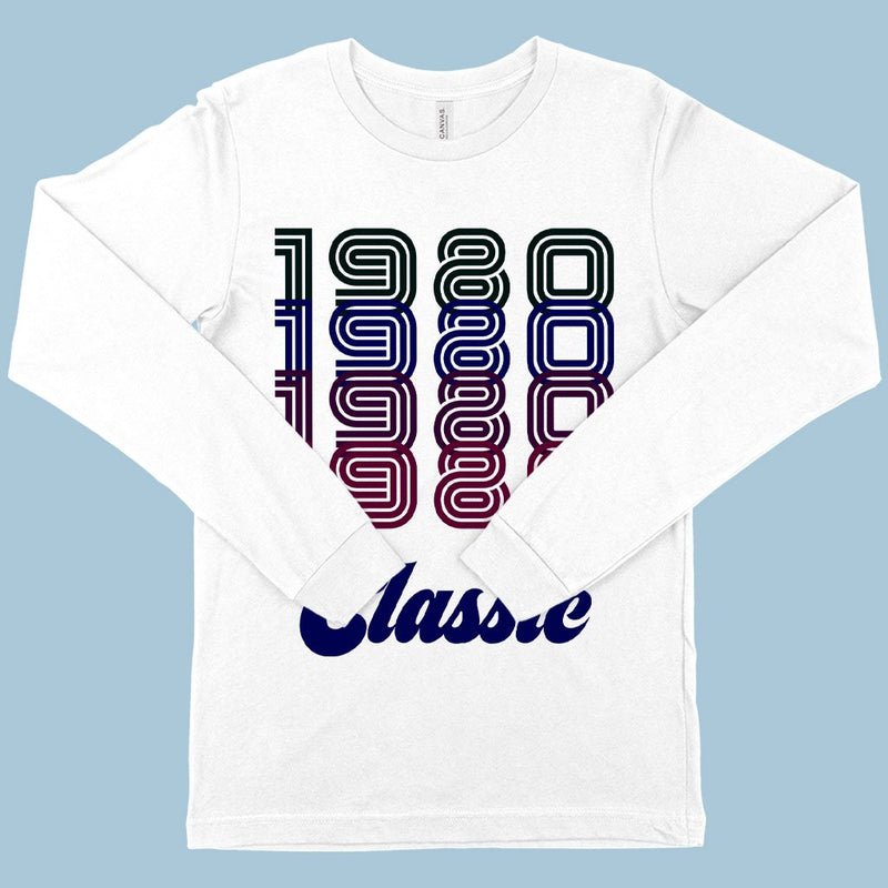 1980 Classic Long Sleeve T-Shirt - 1980 T-Shirt - 80s Tee Shirt