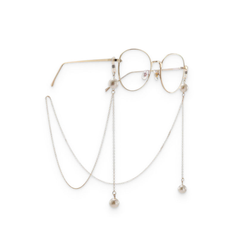Faux Pearl Glasses Chain