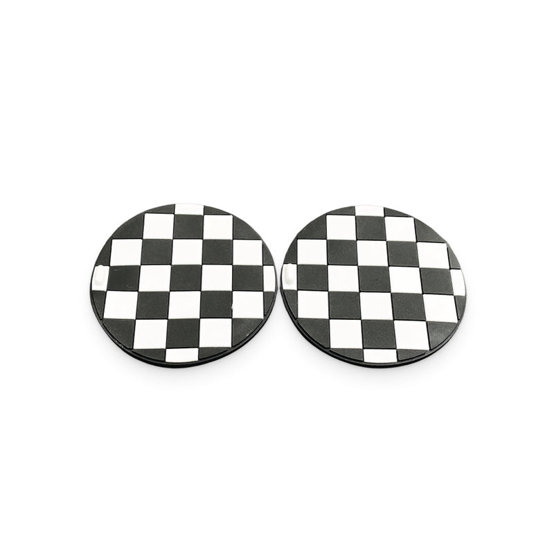 Checkerboard-Print Cup Coaster