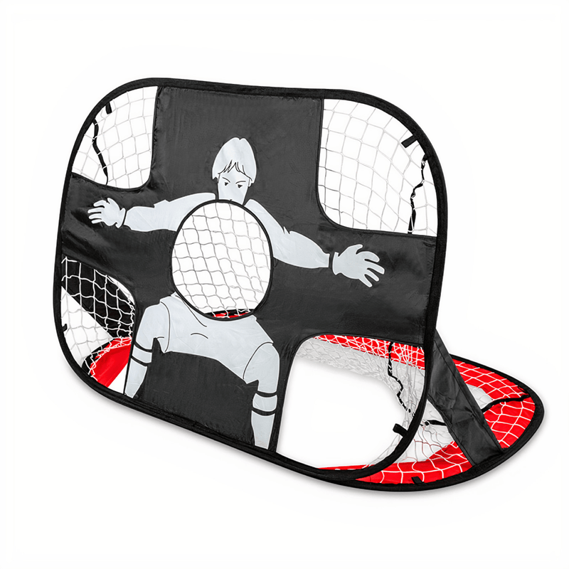Compact Dual-Function Cloth Soccer Net