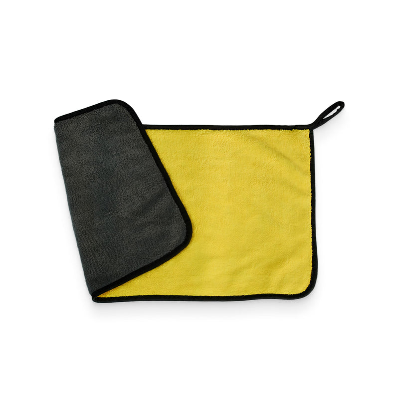 Absorbent Yellow Velvet Towel