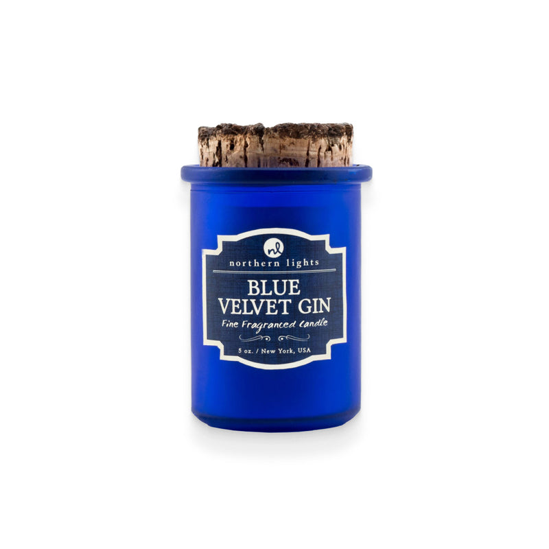 Blue Velvet Gin Spirit Jar