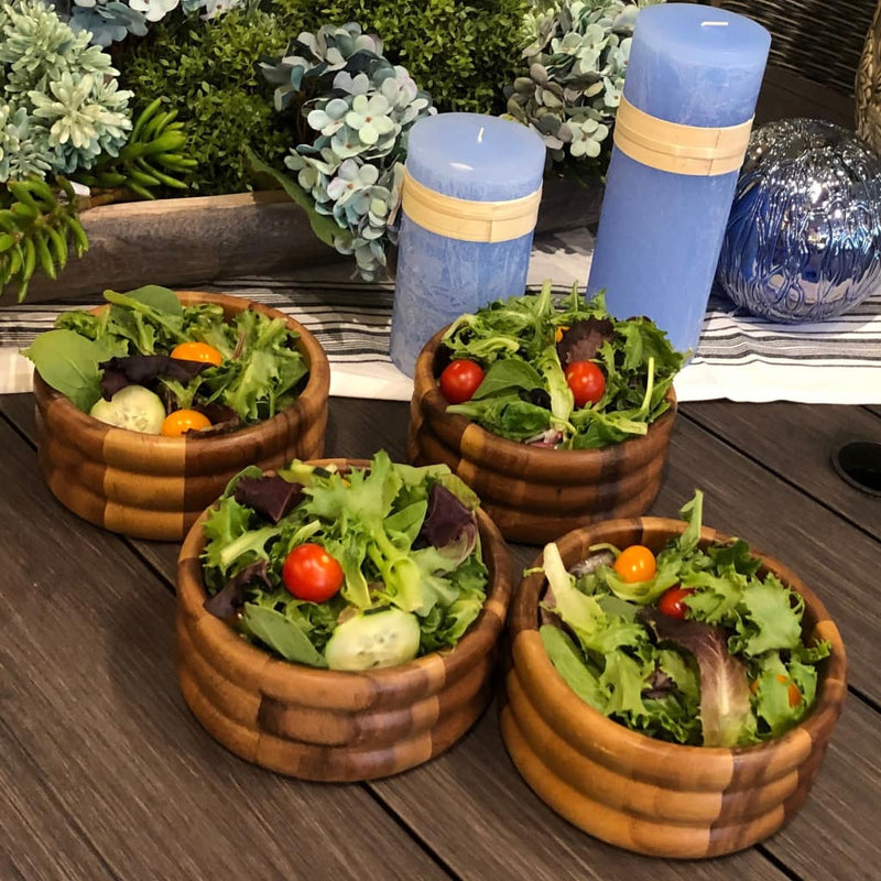 Individual Salad Bowl x 4