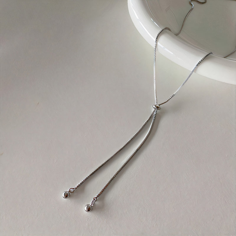 Long Tassel Chain Necklace