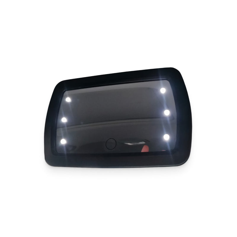 Clip-On LED Car Vanity Mirror