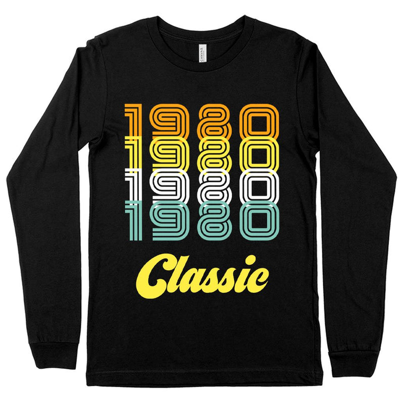 1980 Classic Long Sleeve T-Shirt - 1980 T-Shirt - 80s Tee Shirt