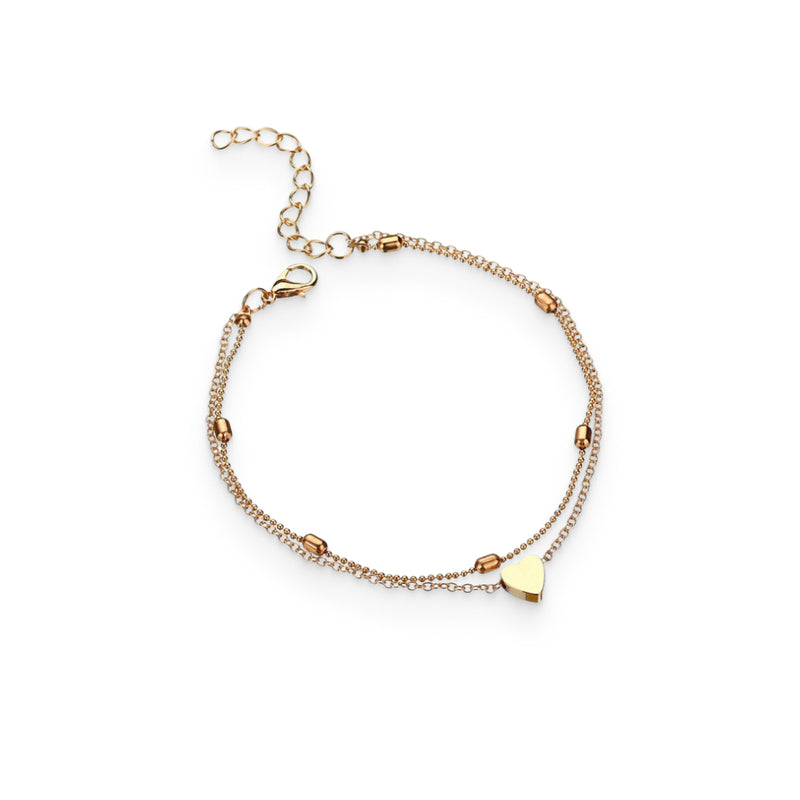Double Chain Beach Anklet