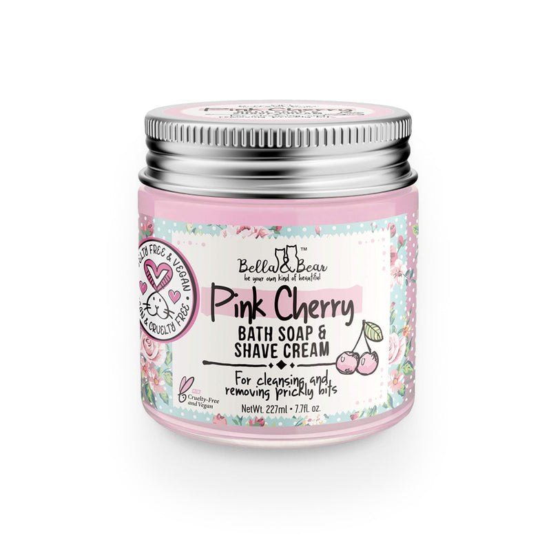 Pink Cherry Whipped Bath Soap & Shave Cream