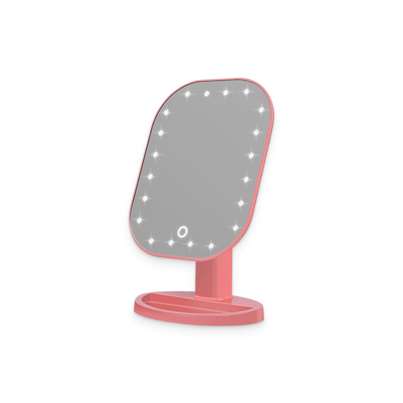Square Hollywood Glam LED Makeup Mirror