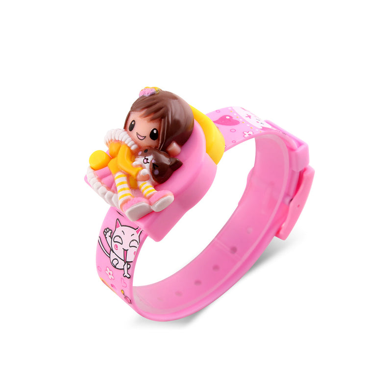 Adorable Girls’ Pink Digital Watch