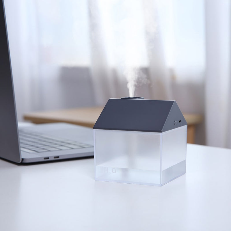 Rechargeable House-Shaped LED Humidifier