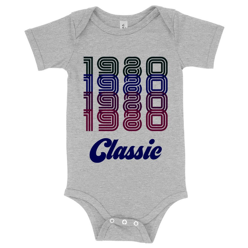 Baby 1980 Classic Onesie - 1980 Onesie - 80s Onesie