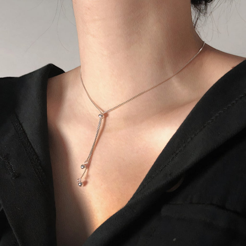 Long Tassel Chain Necklace